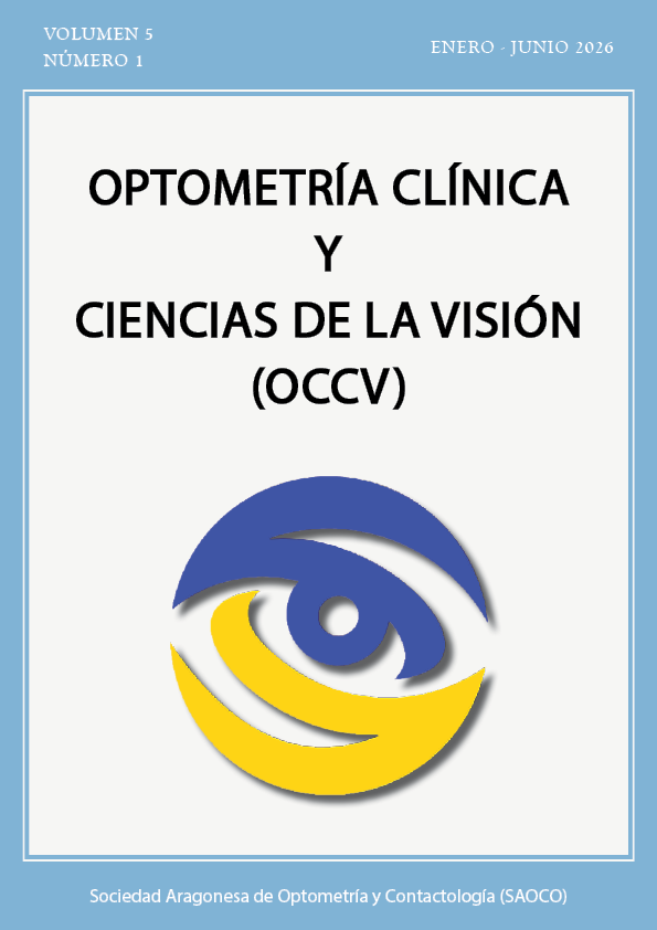 					Ver Vol. 5 Núm. 1 (2026): Optometría Clínica y Ciencias de la Visión: Publicación Continua
				